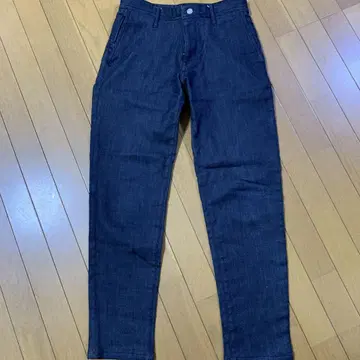 스트레이트 데님 다크 블루