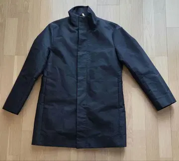 캘빈클라인 CALVIN KLEIN 블랙 스탠드 카라 코트 34 사이즈