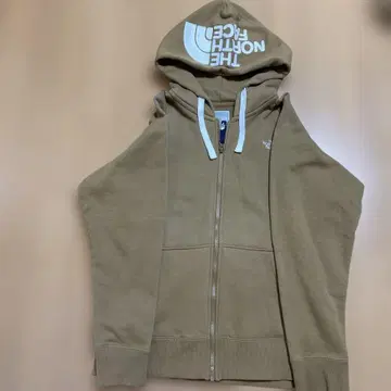 THE NORTH FACE 브라운 XL 후드 부착 후드티 니트 모자 세트