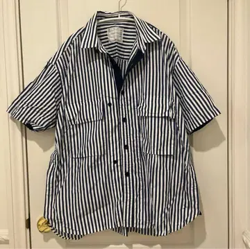 sacai 3009 남성용 스트라이프 셔츠