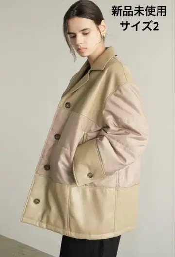 CLANE LEATHER SWITCHING OVER JACKET