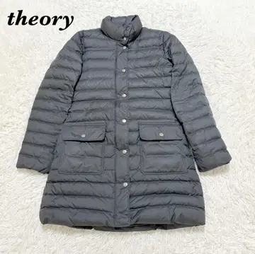 [컨디션 최상] theory 롱 기장 다운 코트 S 블랙 A라인