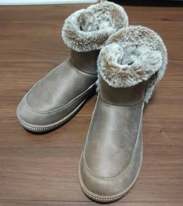 스케쳐스 부티 인조 모피 어그 부츠 23cm 여성용