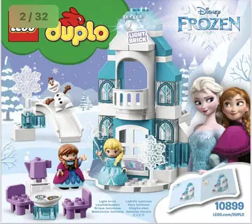 LEGO 듀플로 아나와 눈의 여왕 빛나는! 엘사의 아이스캐슬 10899