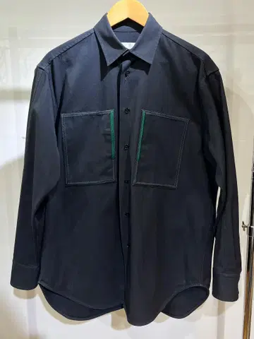 질 샌더 JIL SANDER 포켓 부착 셔츠