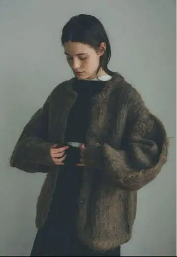 CLANE MOHAIR SHAGGY CARDIGAN