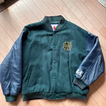 빈티지 노트르담 로고 애슬레틱 스포츠 자켓