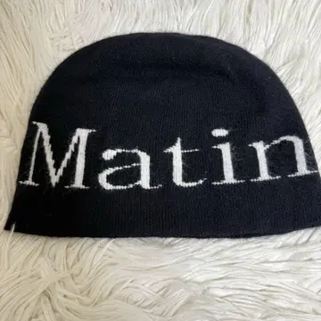 MatinKim 비니 블랙 니트 모자