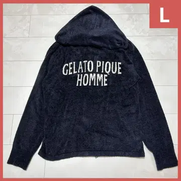 GELATO PIQUE 남성용 후드 부착 룸웨어