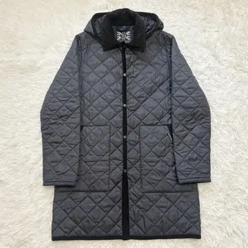 라벤햄 LAVENHAM 퀼팅 코트 영국제 M 후드 탈부착 가능