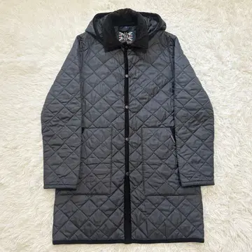 라벤햄 LAVENHAM 퀼팅 코트 영국제 M 후드 탈부착 가능