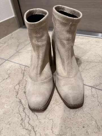 Sea Room Lynn basic fit 숏부츠 라이트 베이지 S