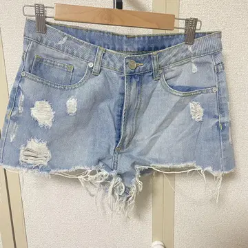 새상품급 UNIF 유니프 데님 숏팬츠