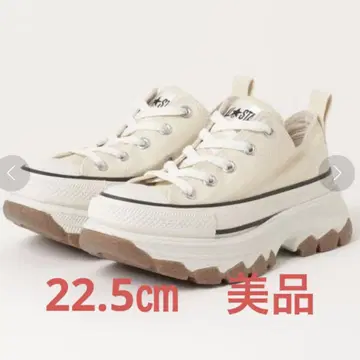 CONVERSE 통굽 스니커즈 화이트 22.5cm