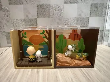 스누피 Snoopy Scenery Box 리멘트 2종 세트