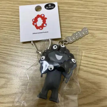 오사카 간사이 만박 택 포함 블랙 미야쿠미야쿠 입체 PVC 키홀더 블랙