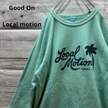 Good On x Local motion 맨투맨 XL 라이트 그린