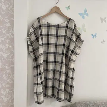 11 [ F ] 사만사 모스모스 소매 개더 면린넨 앞뒤 2way 튜닉
