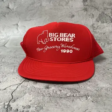 80s~90s 빈티지 트래커 캡 BIG BEAR STORES