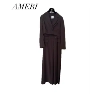 AMERI 벨트 점프 수트 뼈대 스트레이트