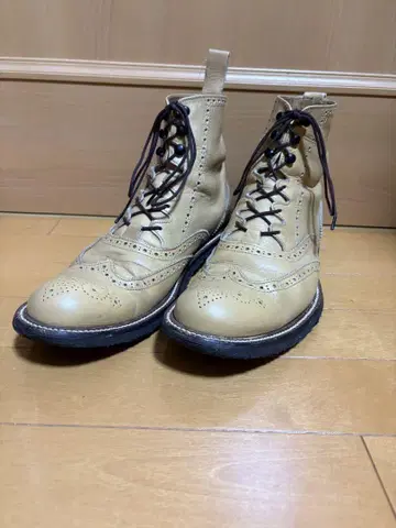 드라이 본즈 길리 부츠 윙 칩 DRY BONES 가죽 신발