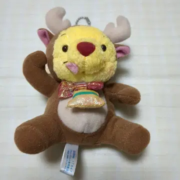 푸우 루돌프 봉제 인형 스트랩