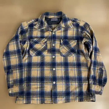 빈티지 Pendleton 울 셔츠 펜들턴 체크 보드