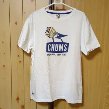 [ 레어 ] CHUMS 참스 반팔 T셔츠 화이트 L