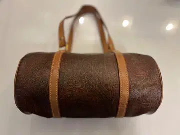 에트로 페이즐리 무늬 브라운 핸드백