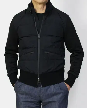 헬레노 라미나 절개 다운 자켓 블랙 46 HERNO