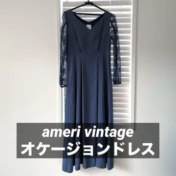 ameri vintage 포멀 드레스 블루 결혼식