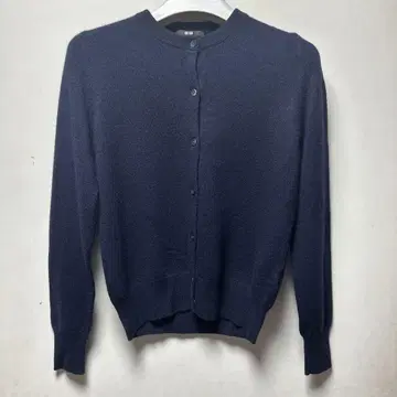 UNIQLO 네이비 캐시미어 가디건