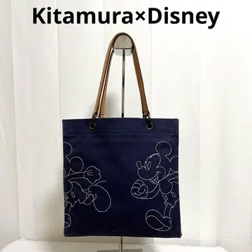 유166 Kitamura Disney 핸드백 미키 자수