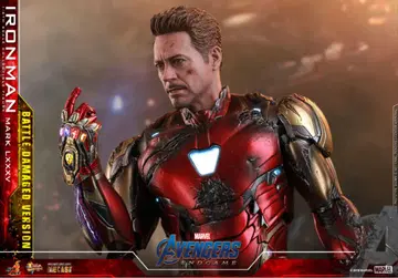 핫토이즈 엔드 게임 아이언맨 마크85 배틀 데미지 버전 일반 버전