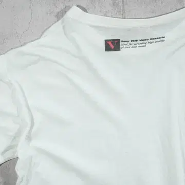 80년대 기업 소니 SONY VHS 비디오 카세트 V 티셔츠