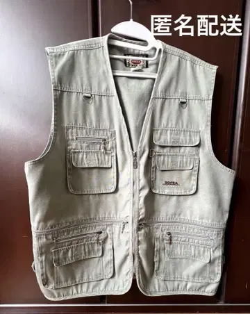 SOFEACLASSIES 멀티 포켓 낚시 헌팅 베스트 XL