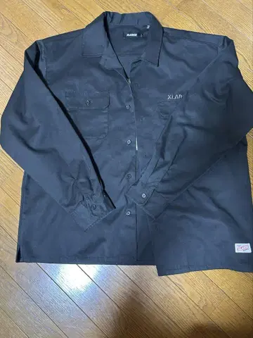XLARGE 블랙 긴팔 셔츠 L
