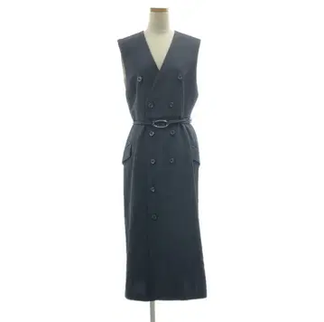 UJOH 우죠 Cord & Belt Dress 코드 베스트 원피스