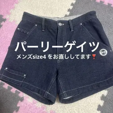 데님 숏팬츠 다크 블루
