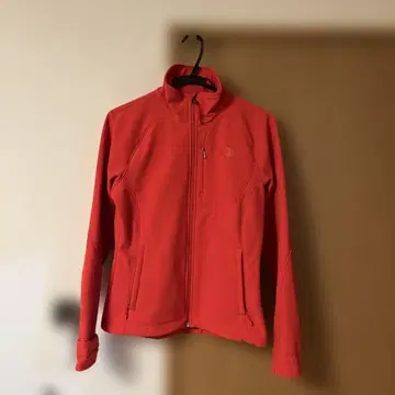 여성용 THE NORTH FACE 레드 플리스 자켓