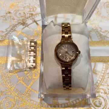 SHEEN 아날로그 손목시계 CASIO 핑크 골드