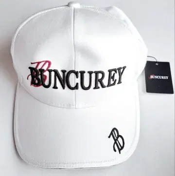 BUNCUREY 화이트 메쉬 캡 택 포함