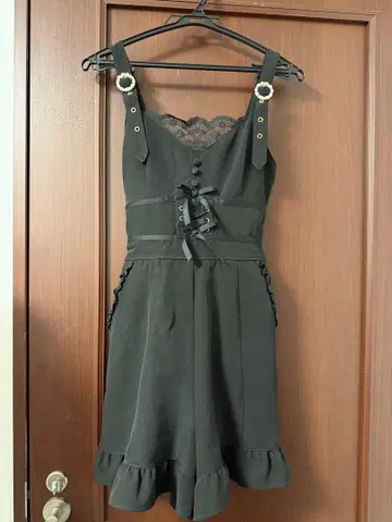 리즈리사 블랙 비쥬 숏팬츠