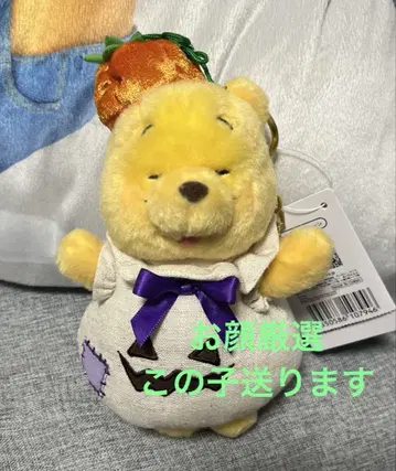 디즈니 스토어 완판템 푸우 봉제 인형 키링 할로윈 택 포함