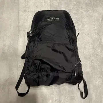 몽벨 포켓터블 데이팩 블랙 블랙 y2k montbell