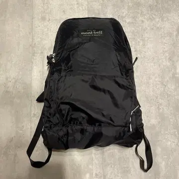 몽벨 포켓터블 데이팩 블랙 블랙 y2k montbell