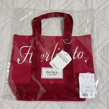 Herlipto HLT 미니 토트 루미네 한정판 bordeaux