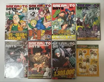 [ 초판 새상품급 ] SAKAMOTODAYS 1권-7권 세트 특전 포함