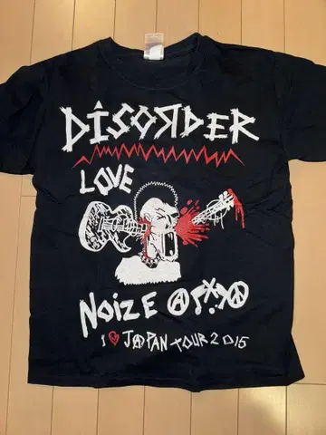 DISORDER 2015 투어 T셔츠 Youth M 사이즈