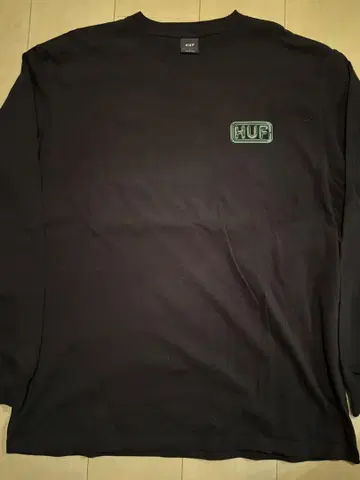 HUF 롱 T셔츠 블랙 화이트 각 1장